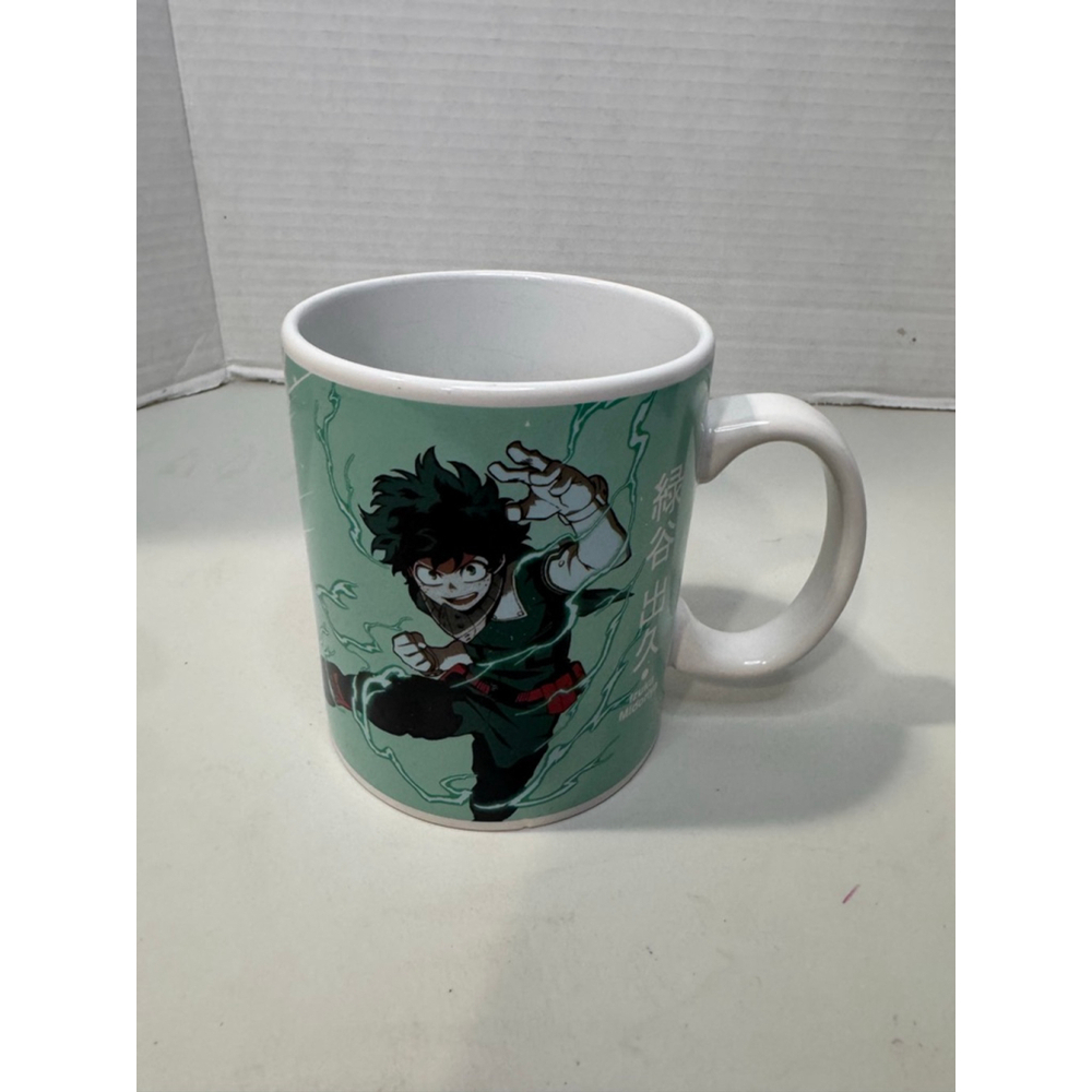 Funimation My Hero Academia White and Green Mug